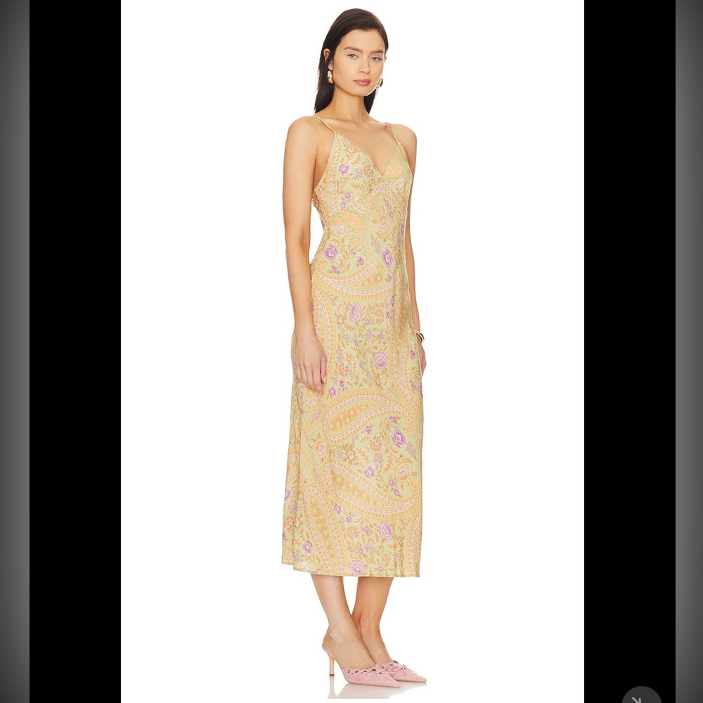 SPELL Belladonna Bias Strappy Midi NWT - Picture 3 of 3